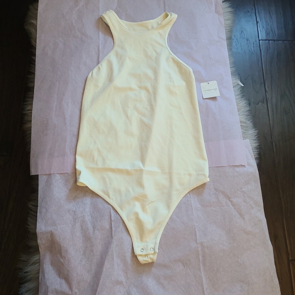 Nwt! Free People Intimately Down To Earth Bodysuit In Ivory